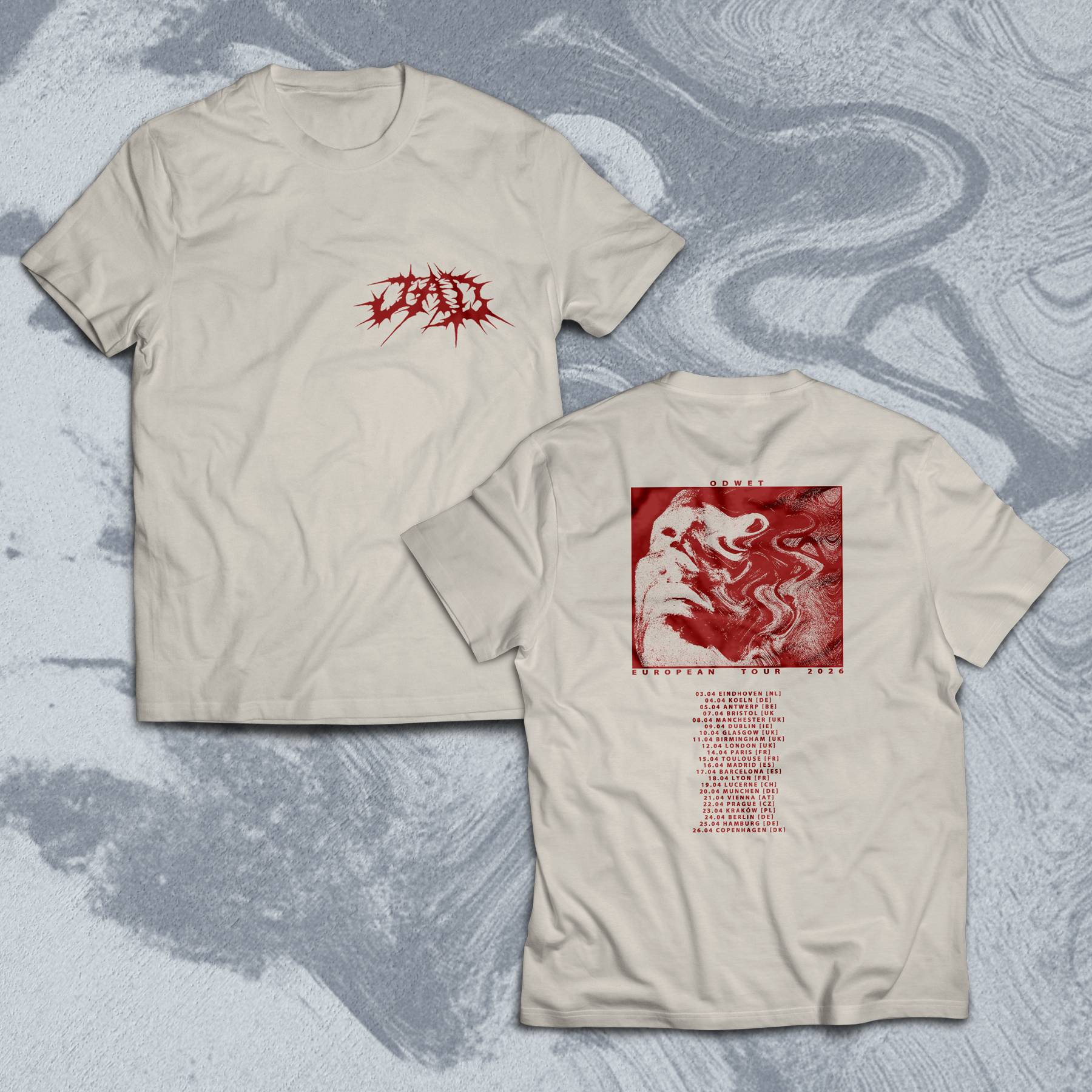 T-shirt ODWET Euro Tour